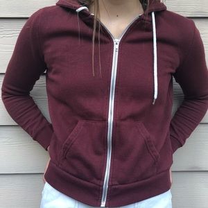 Maroon hoodie